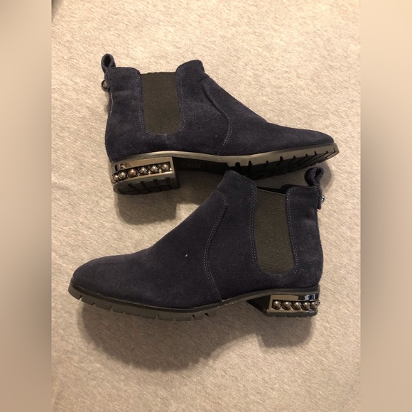 Karl lagerfeld Navy blue womens ankle boots 8.5” - Picture 2 of 15